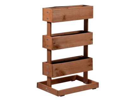 3-laagse houten plantenbak