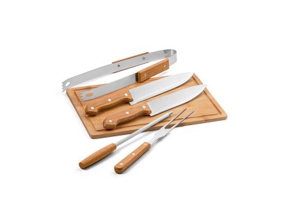 5-delige barbecueset met snijplank
