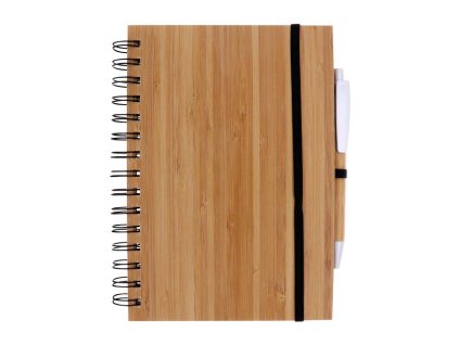 Bamboe notitieblok A5 met pen