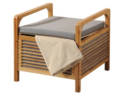 Bamboe kruk met bekleding