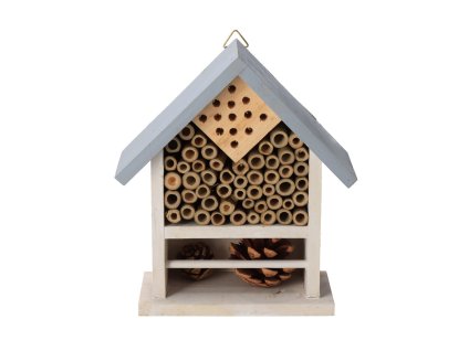 Insectenhotel met grijs dak