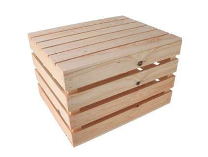 Houten kist 50 x 40 x 30 cm – met deksel