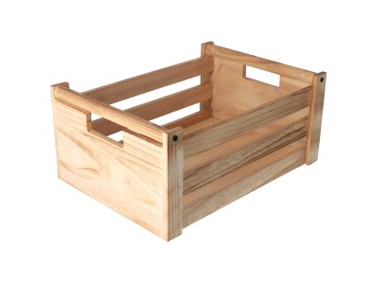 Houten kist naturel 36 x 26 x 16 cm