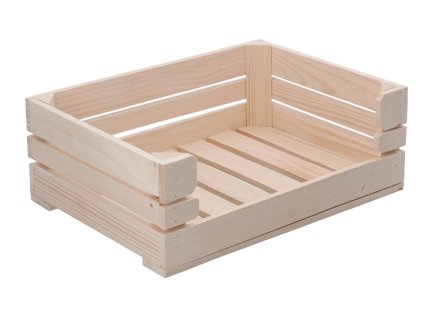 Houten kist open 42 x 30 x 15 cm