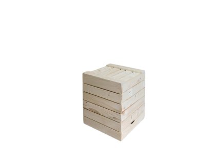 Houten kist om op te zitten 30 x 35 x 30 cm