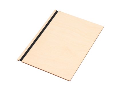 Houten menubord A4 – berk