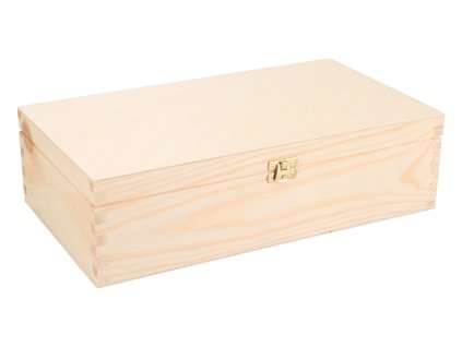 Houten kist voor 2 flessen wijn XI