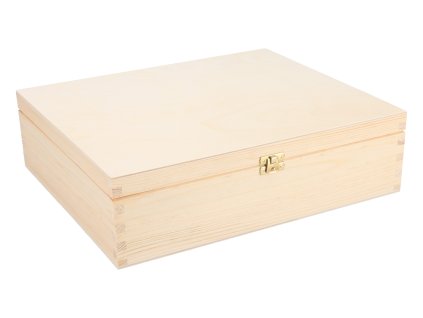Houten kist voor 3 flessen wijn XII