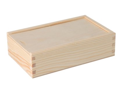 Houten doos voor foto's van 9 x 13 cm