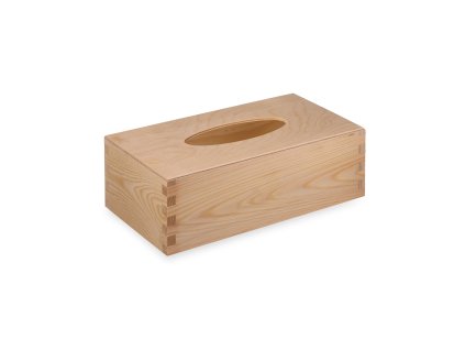 Houten tissuedoos met uitschuifbare bodem