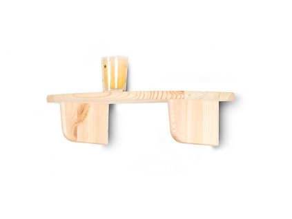 Houten wandplank 45 cm