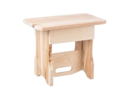 2-in-1 houten kruk