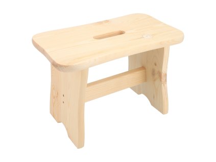 Houten kruk I 39 x 23 x 27 cm