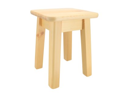 Houten kruk III 35 x 35 x 45 cm