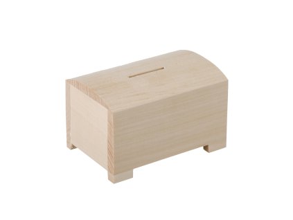 Houten spaarpot