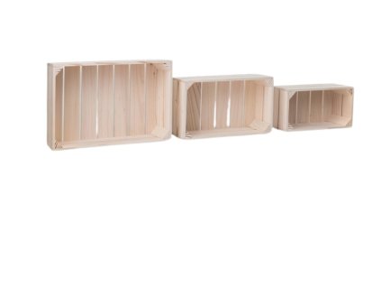 Houten wandkist spar