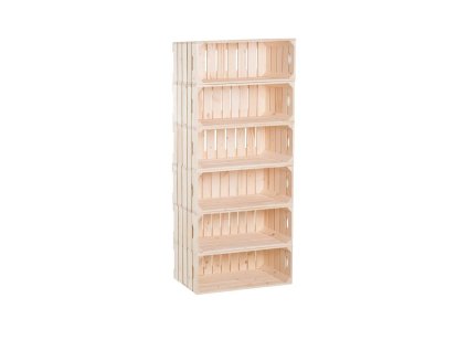 Houten kast van kisten 132 x 60 x 30 cm