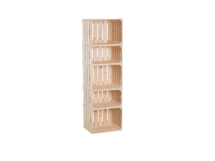 Houten kast van kisten 134 x 40 x 30 cm