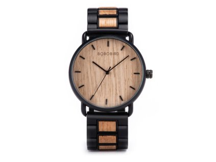 Bobo Bird houten horloge – licht