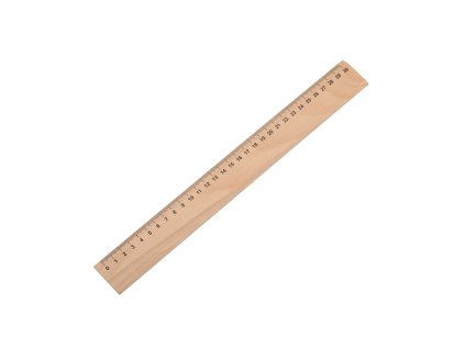 Houten liniaal 30 cm