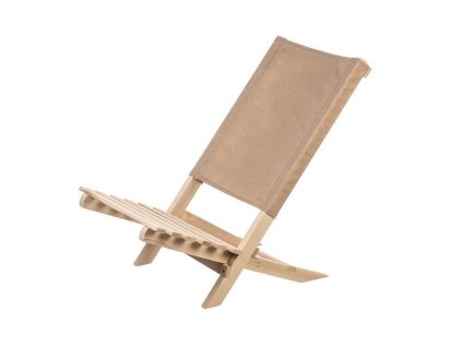 Opvouwbare houten ligstoel