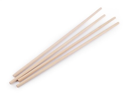 Dřevěné tyčky na macramé - 4 ks (Zvolte variantu 40 cm)