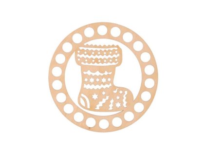 Houten deksel voor mandje – sok