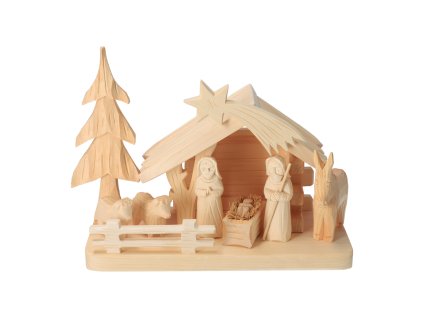 Houten kerststal XXVII