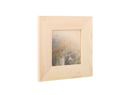 Houten fotolijst voor aan de muur 18,5 x 18,5 cm