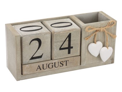 Houten kalender - SOLID HEART