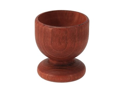 Houten eierdop 5 cm - donker