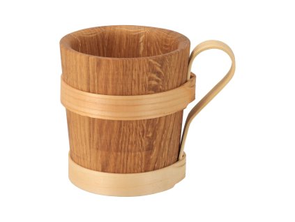 Houten bierpul - openend