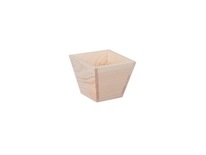 Houten plantenbak - klein vierkant