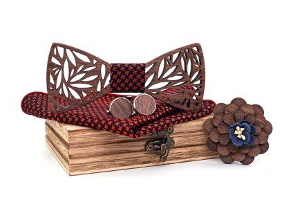 Houten vlinderdas XIV