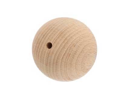 Houten rijgkraal 5 cm