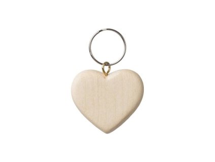Houten hanger hart
