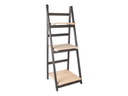Houten plantenrek - grafiet