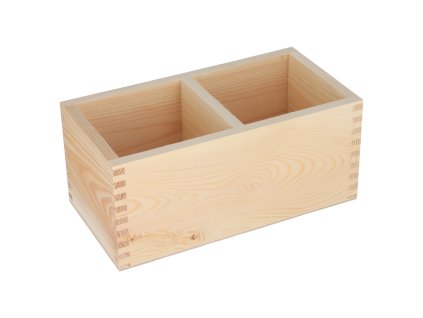 Houten standaard voor kantoorbenodigdheden