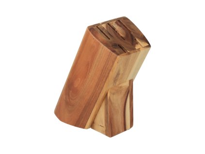 Houten messenblok BRILLANTE acacia - 23 x 11 x 10 cm