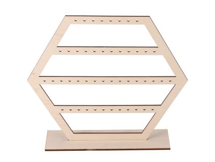 Houten sieradenstandaard