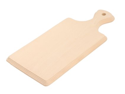 Gefreesde snijplank met handvat, medium