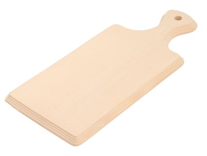 Gefreesde snijplank met handvat, groot