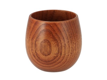Eikenhouten mok zonder oor 190 ml