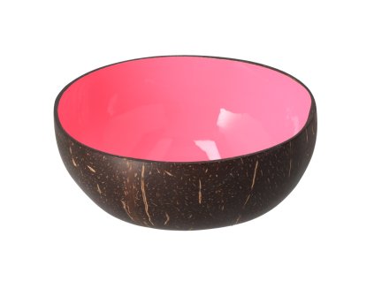Kokosnoot kom roze