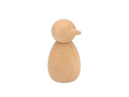 Klein houten vogelbeeldje