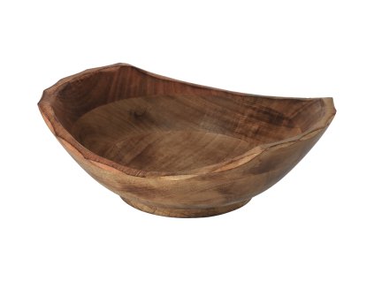 Mangohouten fruitschaal - 30 x 27,5 cm