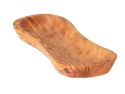 Olijfhouten kom Z-vormig