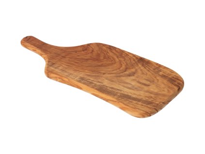 Olijfhouten snijplank met handvat