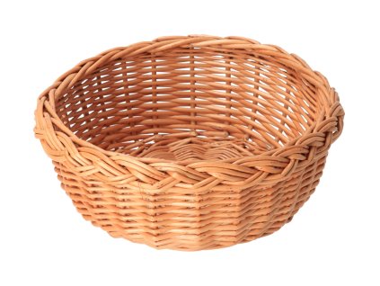 Rieten broodmandje rond