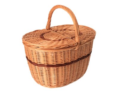 Rieten picknickmand